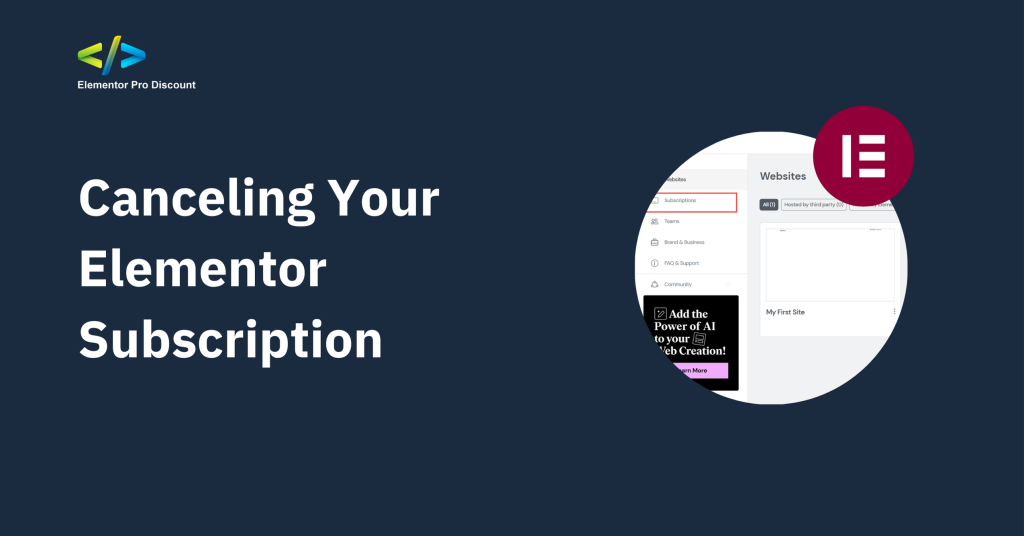 Canceling Your Elementor Subscription