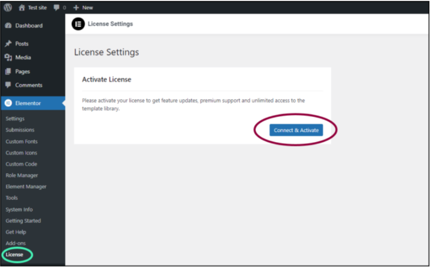 Click On Connect And Activate