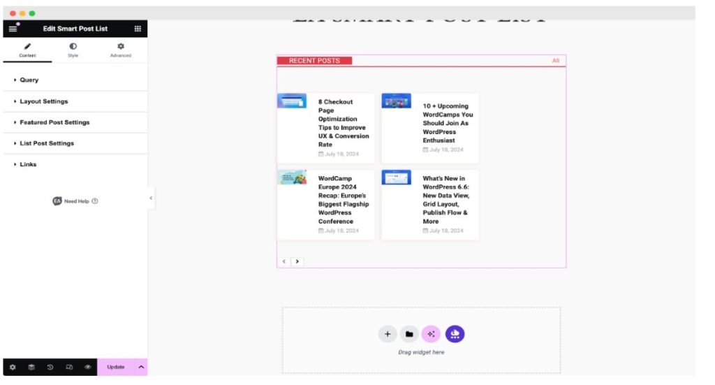 Smart Post List