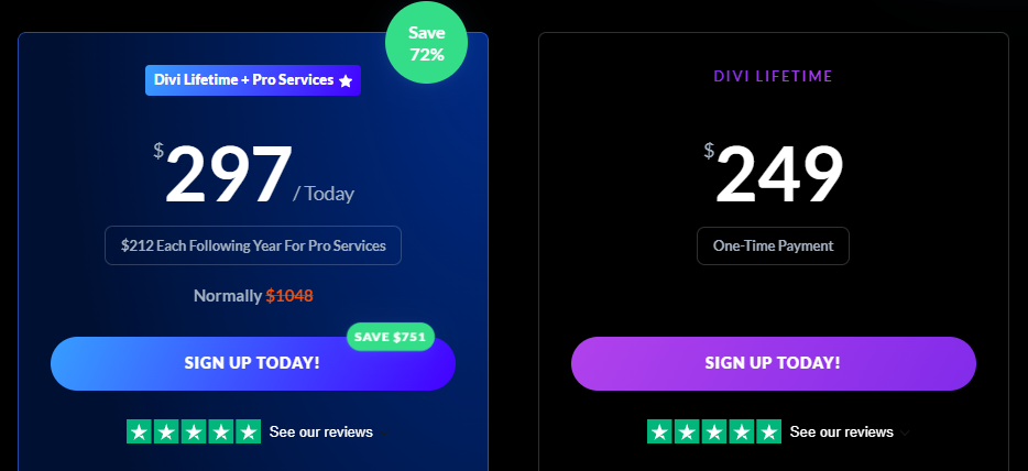 Divi Pricing